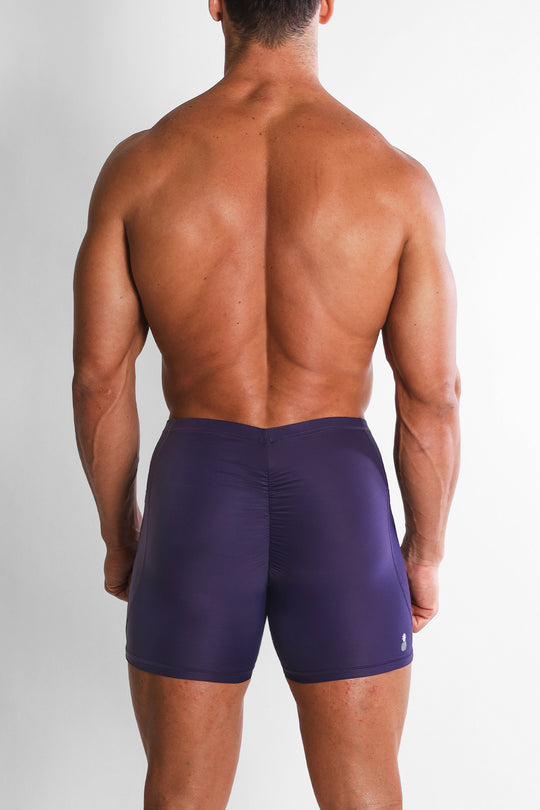 Lustrous Scrunch-Butt 4.5" Bike Shorts - Sugar Plum