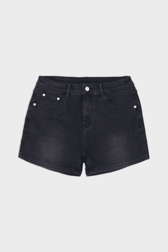 In-Your-Dreams 3.5" Denim Short Shorts - Black - JJ Malibu