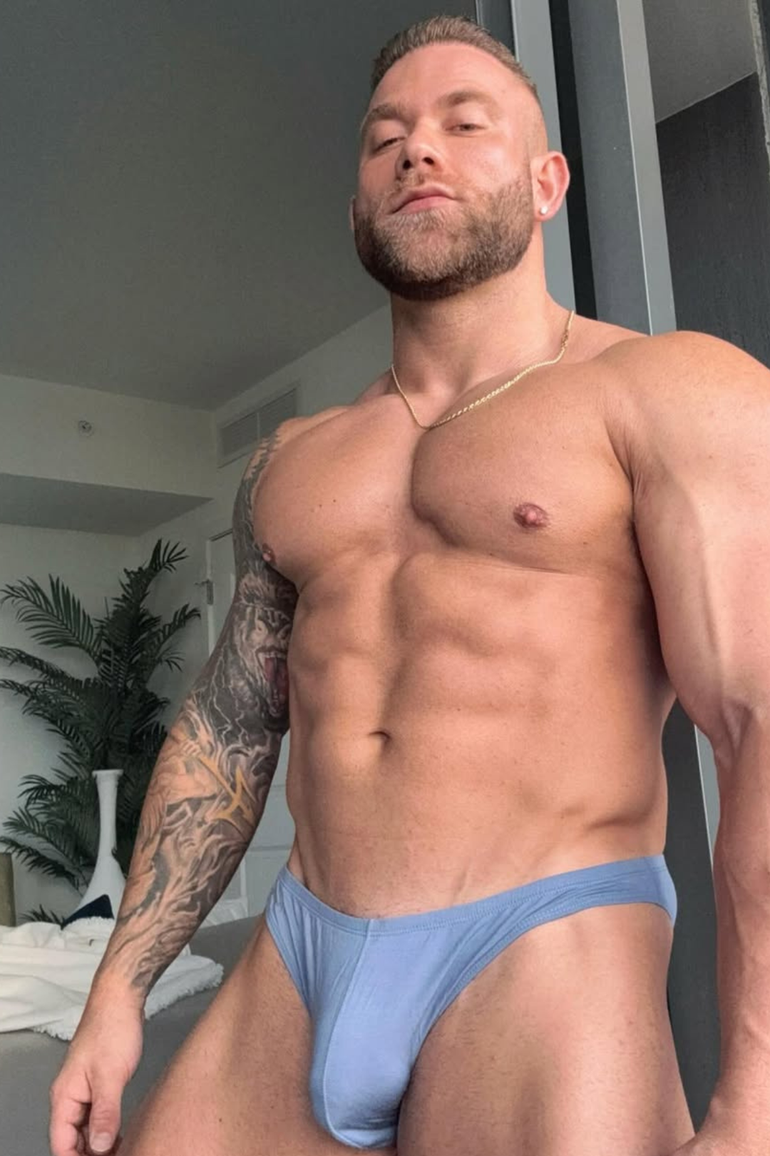 Premium Modal Scrunch-Back Brief - Periwinkle Blue