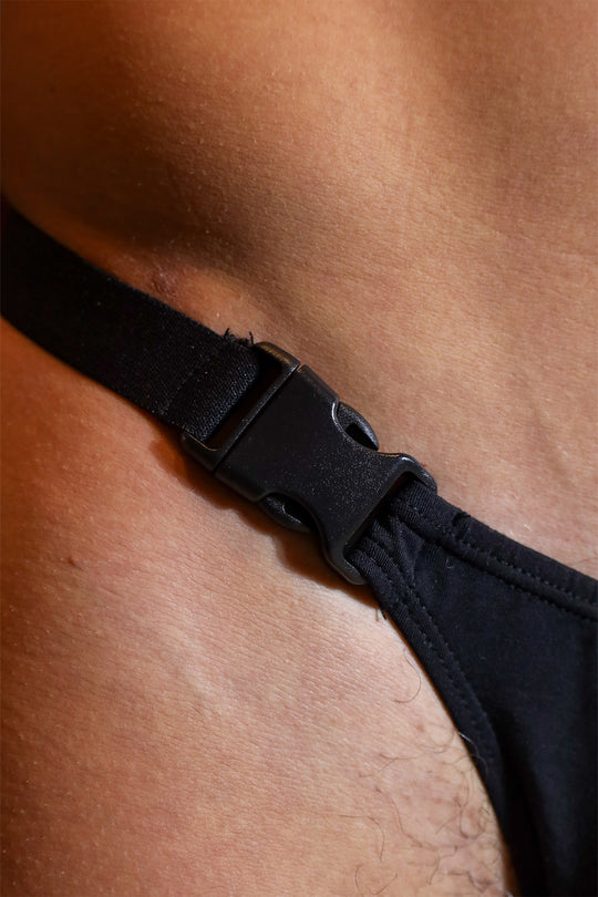 Barely There Modal Thong - Black