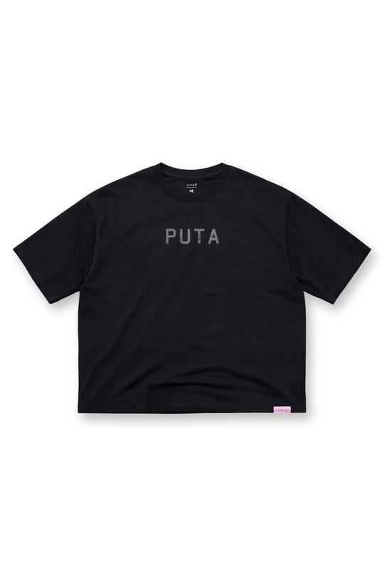 Oversized Relaxed Crop Top - Puta