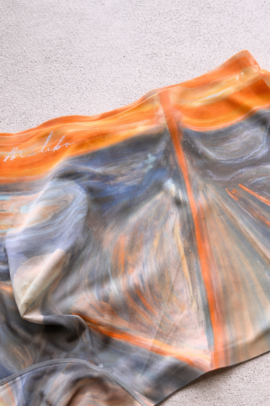 Come-Over Silky Seamless Boxer Briefs - Scream