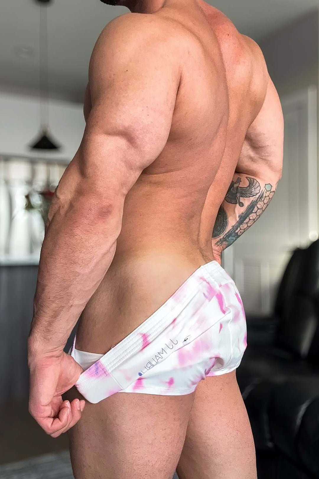 Stretch-It 2" Short Shorts - Pink Tie-Dye